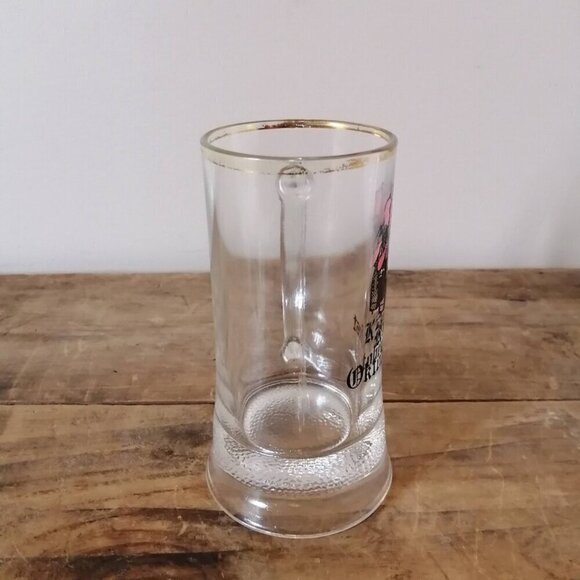 🎁Vintage Oktoberfest Heavy Glass Beer Mug STEIN Kitchener Waterloo Oktoberfest - Picture 2 of 13